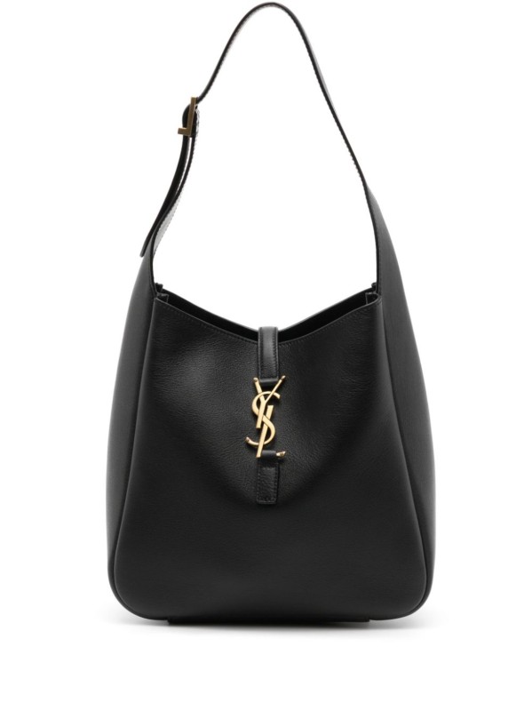 Saint Laurent Le 5 à 7 monogram-plaque shoulder bag